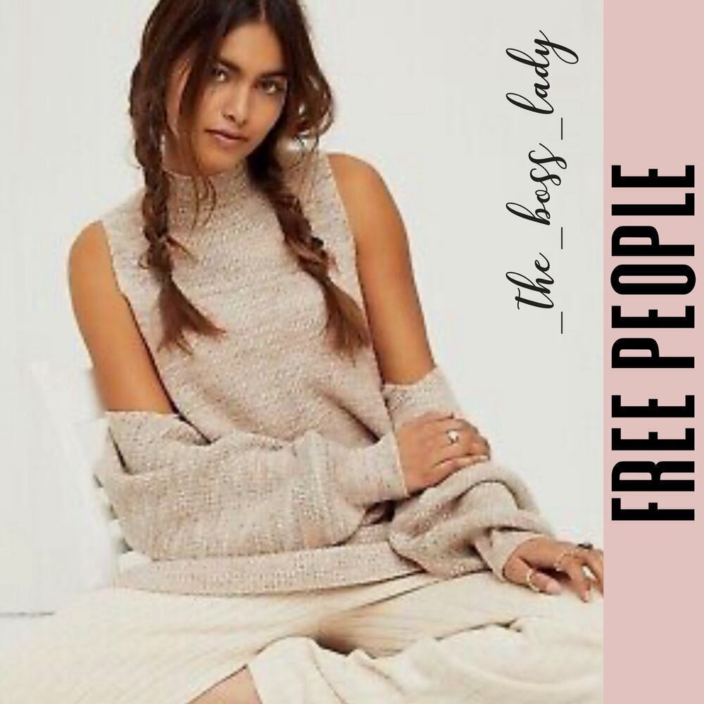 Free People set mini dress sweater set shrug knit co-ord matching set - Picture 3 of 10